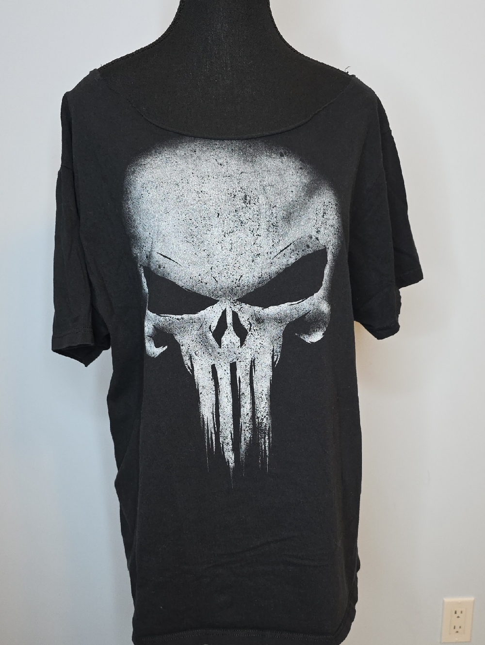 Marvel The Punisher Black Short Sleeve Tee